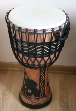 Джембе из Ганы, 13 дюймов. Код 12-28