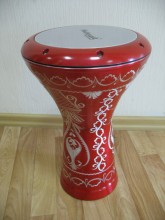 Дарбука турецкая алюминиевая с рисунком